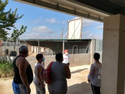 FAMILIAS VISITA PROTECTORA ANIMALES 15-07-2020